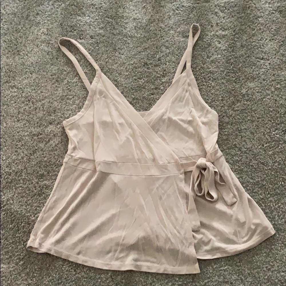Soft and sexy wrap tank